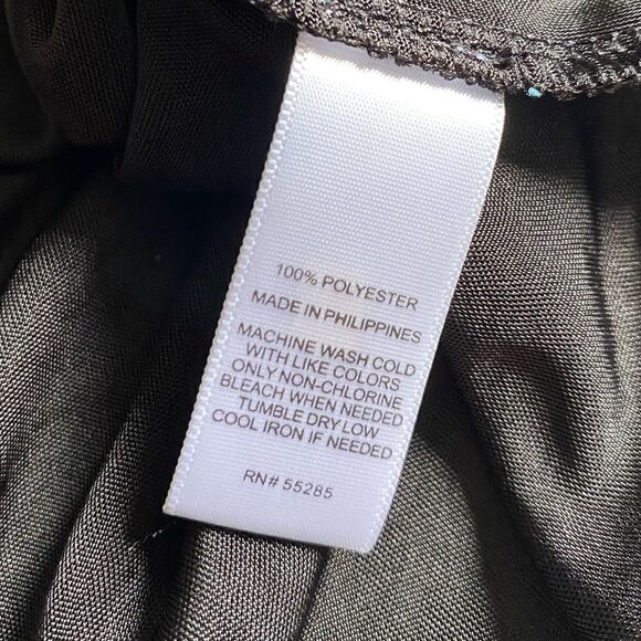 Express Black Scrunched Tie Sleeves Top NEW Size XS - Picture 3 of 7